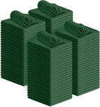 Avalon Towels Cotton Shop Rags – (Pack of 100) Size 12x14 Inches Cleaning Rags – Absorbent Shop Towels and Multipurpose Cleaning Towels for Automobiles, Industries, Garage and Homes (Green)