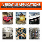 National Wire&Cable - 16/2 Tinned Copper Professional Wire (250 Feet) 16 AWG Gauge Stranded PVC Cord - 2 Conductor Electrical Wire - Made in USA - CL Rated/ETL Listed - LED Light, Low Voltage Cable