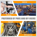 92PCS Brass Pipe Fittings Assortment Kit NPT Adapter,Hex Nipple,Reducer Bushing,Hex Coupling,90 Degree & 45 Degree Barstock Street Elbow,Street Tee,Bulk Head Fittings Kits