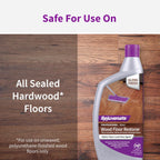 Rejuvenate Professional Wood Floor Restorer and Polish with Durable Finish Non-Toxic Easy Mop On Application High Gloss Finish 32oz