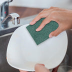 100 Pack Heavy Duty Scouring Pads 3x4 Inch – Green Scrubbing Pads, Non Scratch Bulk Scrub Pads for Kitchen, Dishes, Pots, Pans, Grill & Household Cleaning – Reusable Multipurpose Scrubber Pads