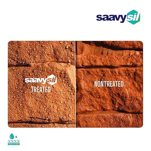 Silane Siloxane Penetrating Concrete Sealer – 1 Gallon Makes 2 Gallons – Eco-Friendly - Water-Based Waterproof Protection for Indoor/Outdoor Concrete, Masonry, Brick, Pavers & Stone – Clear Finish