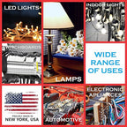 NATIONAL Wire & Cable – 18 AWG 2-Conductor Premium Copper Wire, 50 ft, Stranded | Made in USA, Flexible Jacket | LED Strips, Electronics, Low Voltage, DIY Projects, Indoor and Outdoor Use