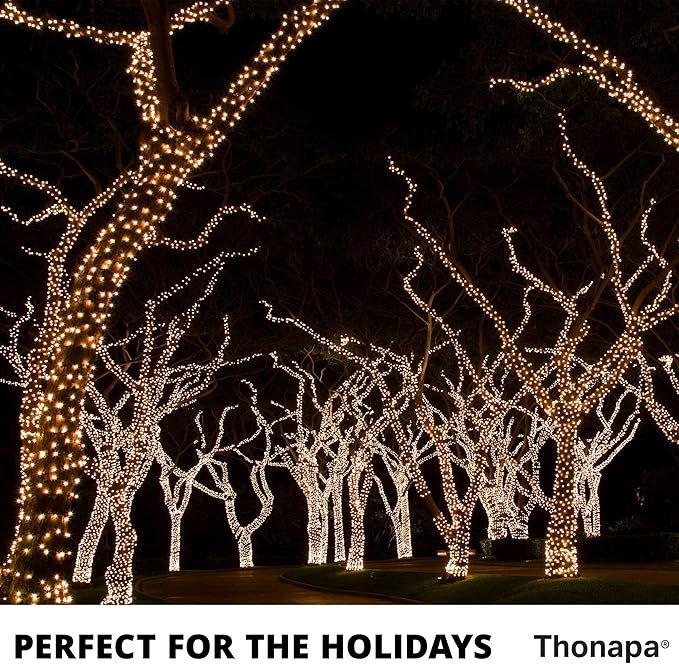 2 Pack White Extension Cord 25 ft, 16/3 SJTW Weatherproof Indoor & Outdoor Extension Cord 3 Prong Grounded Plug, Heavy Duty Power Cable Great for Home, Office, Outdoor Lights, US Veteran Owned