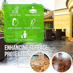 Wet Look Stone Sealer - 64oz High Gloss Paver Sealer Stone Color Enhancer Concrete Sealer with Long-Lasting Gloss Protection, Stain Proof for Interior and Exterior Slate, Driveway, Floor, Standsotne