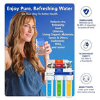 Express Water Reverse Osmosis Ultraviolet Water Filtration System – 100 GPD (Modern Chrome Faucet)