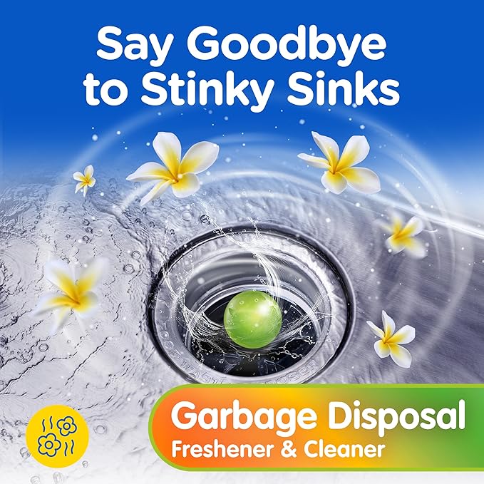 Compac Home Plink Garbage Disposal Cleaner and Deodorizer 60ct VALUE PACK - Assorted Scents