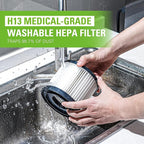 Greenworks 24V Brushless 3 Gallon Cordless Wet/Dry Shop Vacuum with with Hose, Crevice Tool, Floor Nozzle, 4.0Ah Battery and Charger Included