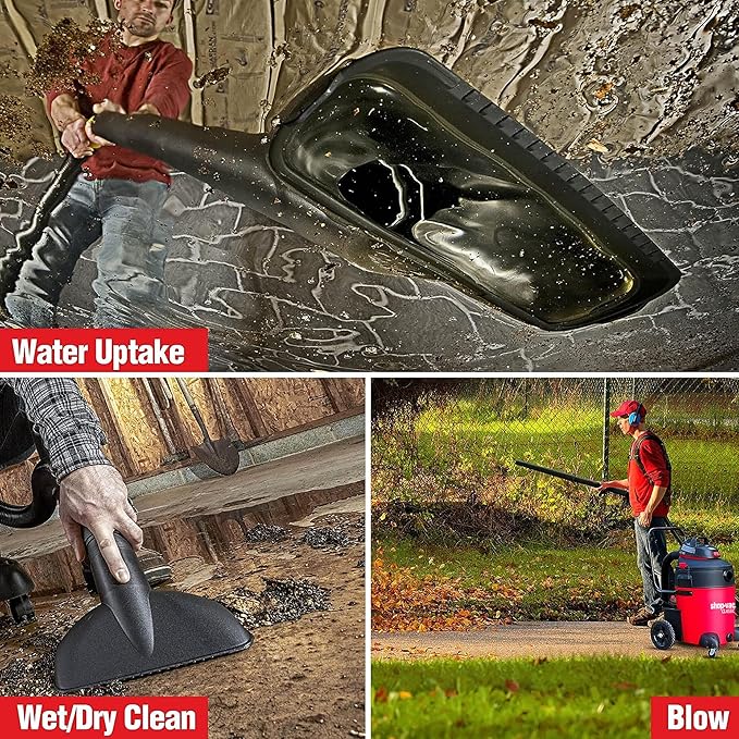 Shop-Vac 14 Gallon 6.5-Peak HP Wet/Dry Vacuum with Filter, Hose and Accessories,5973136