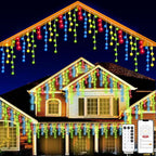 Christmas String Lights Outdoor - 99Ft/30M 1280 LED 8 Modes with Remote Control and App Waterproof Christmas Lights for Patio Yard Garden Wedding Party-Multicolor