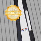 Magnetic Screen Door - Self Sealing, Heavy Duty, Hands Free Mesh Partition Keeps Bugs Out Let Breeze in- Pet and Kid Friendly - Keep Open Feature (Black, Fit Door Size 38 x 82 Inch)