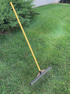 Standard Golf Garden Landscape Rake – 21” Head Garden Debris Rake | Elevate Your Outdoor Spaces with Precision and Efficiency | Ideal for Lawn and Garden Maintenance