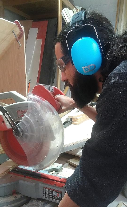 DECIBEL DEFENSE Professional Safety Ear Muffs 37dB NRR - The HIGHEST Rated & MOST COMFORTABLE Ear Protection For Shooting & Industrial Use - THE BEST HEARING PROTECTION...GUARANTEED (BLUE)