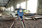 BOSCH GRL4000-80CHVK-S REVOLVE 18V Connected Self-Leveling Horizontal/Vertical Rotary Laser Kit, Includes Tripod, Grade Rod, Receiver, Battery Adapter, 4 D Batteries, Carrying Case, & Accessories