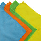 Simple Houseware Microfiber Cleaning Cloth 150 Pack, 12" x 16", 4 Colors