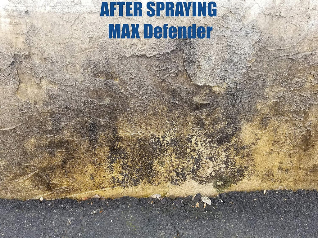 MAX Defender Ready-to-Use Outdoor Cleaner | Eliminates Stains from Mildew, Algae & Lichen | Multi-Surface Cleaner for Decks, Patios, Driveways, Siding, Concrete, Vinyl, Wood, Fences & Outdoor Surfaces