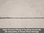 Concrete Sealer for Driveways, Patios, & Sidewalks - Deep Penetrating Water Repellent Protection - Silane Siloxane Sealer - 1 Gallon