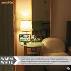 Sunlite 41759 FML27/30K/2PK Quad Tube Plug-in Compact Fluorescent Lamp, FML 4-Pin, 27 Watts, 1500 Lumens, 3000K Warm White, 4-Pin (GX10`q4) Base, 120 Volts, 6 Pack