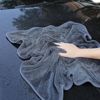 JOYMOOP Microfiber Towels for Cars, 63" x 29.5" Car Drying Towel, Dark Gray Reusable Car Towel, Quick Drying Car Car Microfiber Cleaning Cloth for RVs, SUVs, Trucks